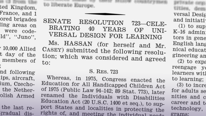 Excerpt of the June 4, 2024 Senate Congressional Record focused on Senate Resolution 723