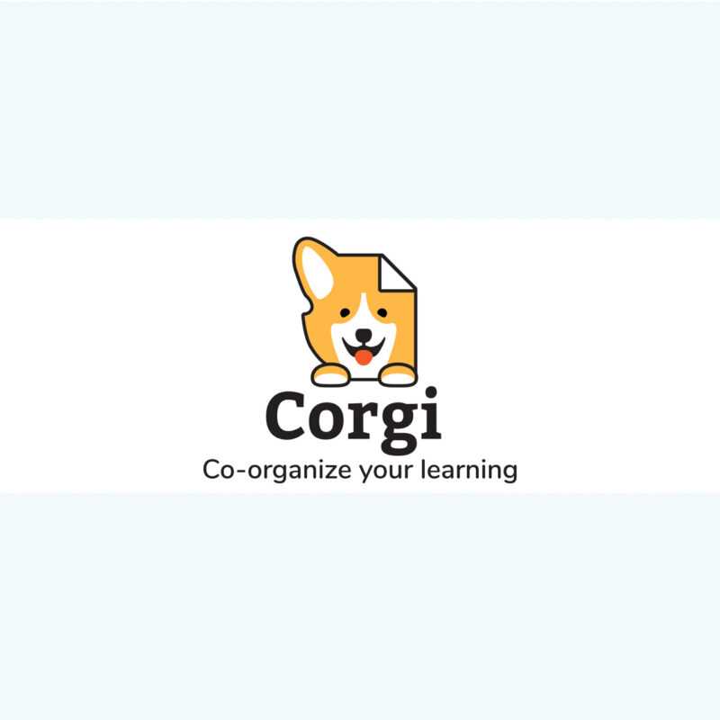 Corgi Logo - co-organize your learning