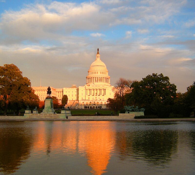 Photo of the United States Capitol building in Washington, DC